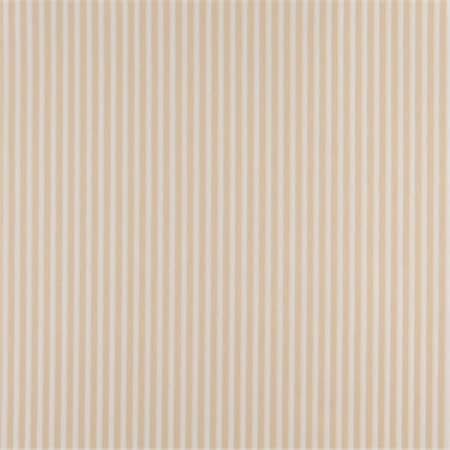 Designer Fabrics 54 in. Wide - Beige And White Thin Striped Jacquard Woven Upholstery Fabric D368
